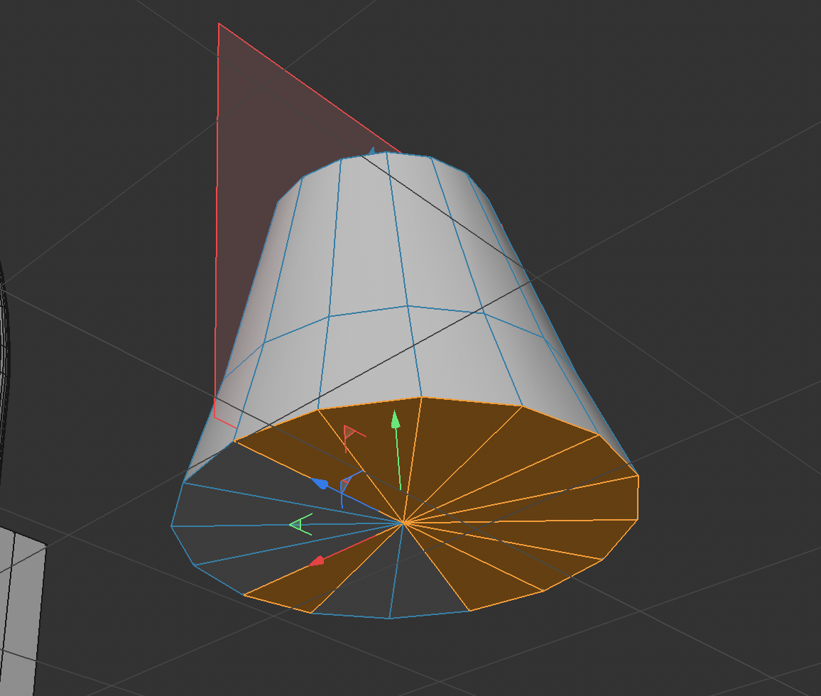 Top of lamp 3d model in progress
